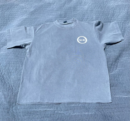 Oversized STAY DOWN Haze Blue T-shirt