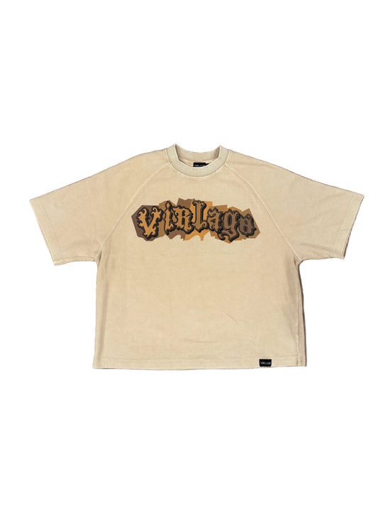 Cream Dark Eye Waffle Knit